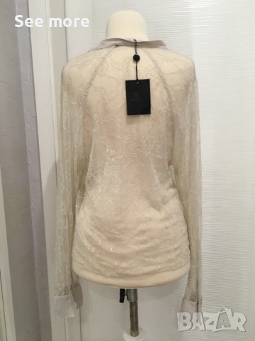 Bruuns Bazaar риза/блуза дантела S, снимка 4 - Ризи - 54000088