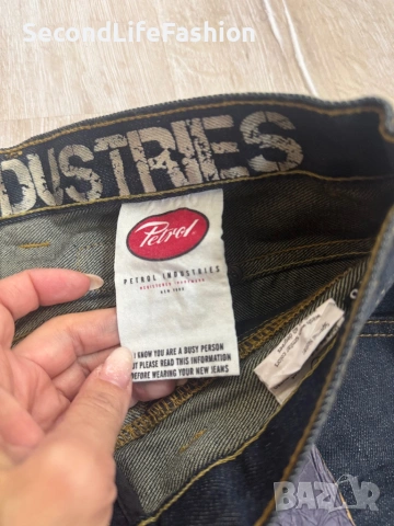 Мъжки дънки Petrol Industries, тъмен деним размер W31 L32 нови, снимка 3 - Дънки - 53253199