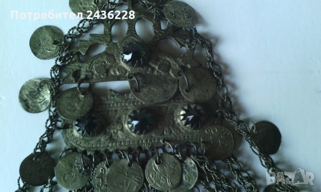 Автентичен стар възрожденски сребърен накит от носия, Трепка, Забодка. От старозагорско., снимка 6 - Антикварни и старинни предмети - 29730333