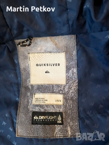 сноуборд яке QUICKSIKVER и панталон DC, снимка 3 - Зимни спортове - 52988884