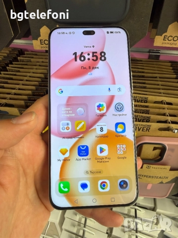 Honor 400 Pro 5G 12GB/512BG нов , 9 цикъла на батерията