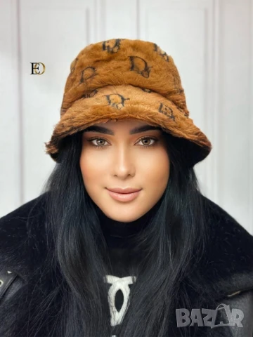 пухени шапки prada christian dior gucci , снимка 11 - Шапки - 51393742