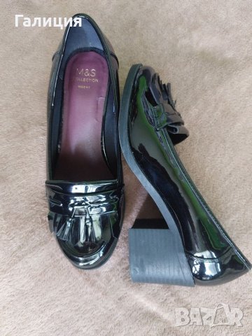 Лоуфъри "INSOLIA"- естествена кожа , снимка 1 - Дамски обувки на ток - 40807768