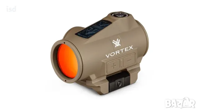 Бързомер Vortex CROSSFIRE II Red Dot Solar Tan, снимка 6 - Оборудване и аксесоари за оръжия - 56361269
