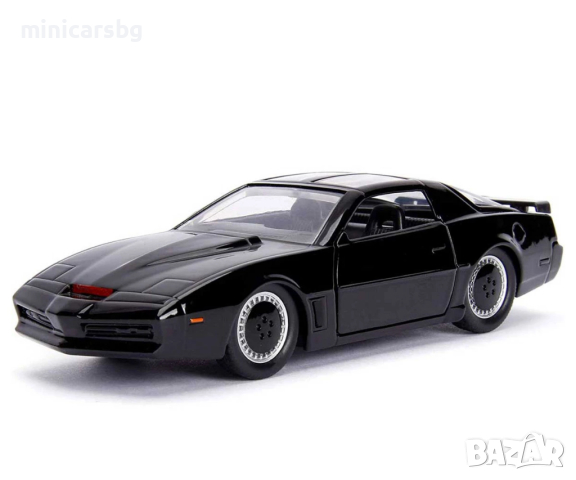 Метални колички: Knight Rider K.I.T.T., 1982 Pontiac Trans AM - Jada, снимка 1