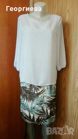 НОВА,С ЕТИКЕТ блуза в небесно синьо👗🍀M 38 - 40👗🍀арт.1033, снимка 2 - Блузи с дълъг ръкав и пуловери - 30327089