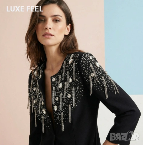 💎Елегантно Сако с Камъни , снимка 2 - Сака - 53929938
