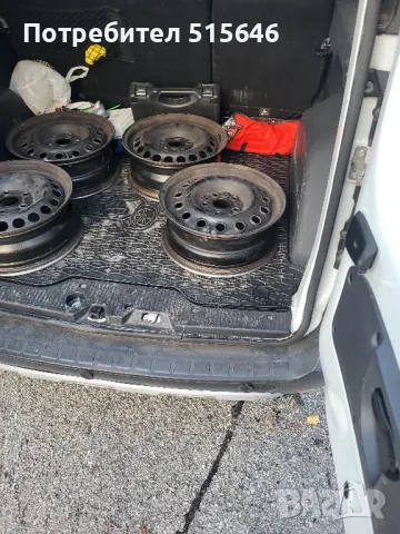 Стоманени джанти 5×112,15цола, снимка 2 - Гуми и джанти - 47381554