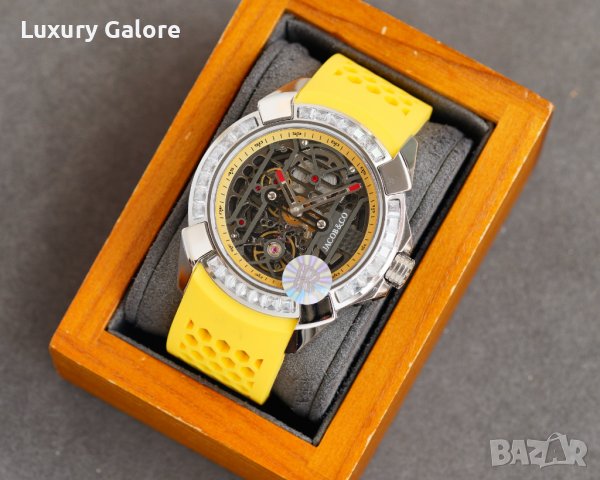 Mъжки часовник Jacob & Co. Epic X Diamond Y с автоматичен механизъм, снимка 3 - Луксозни - 38214017