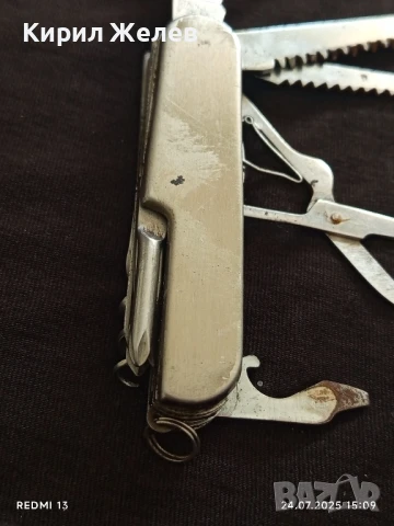Мултифункционално джобно ножче тип швейцарско здраво за КОЛЕКЦИОНЕРИ 38335, снимка 3 - Ножове - 51129238