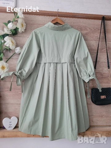 Нова риза туника в светло зелен цвят DAZI