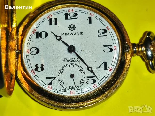 Джобен часовник Mirvaine, снимка 7 - Джобни - 56537052