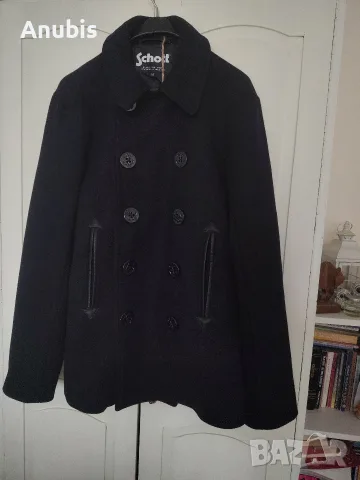SCHOTT 740N USN Wool Peacoat | НОВО | Made in USA | US Navy, снимка 2 - Палта - 55775665