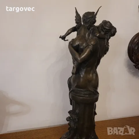 уникална бронзова фигура статуетка статуя, снимка 8 - Антикварни и старинни предмети - 49236517