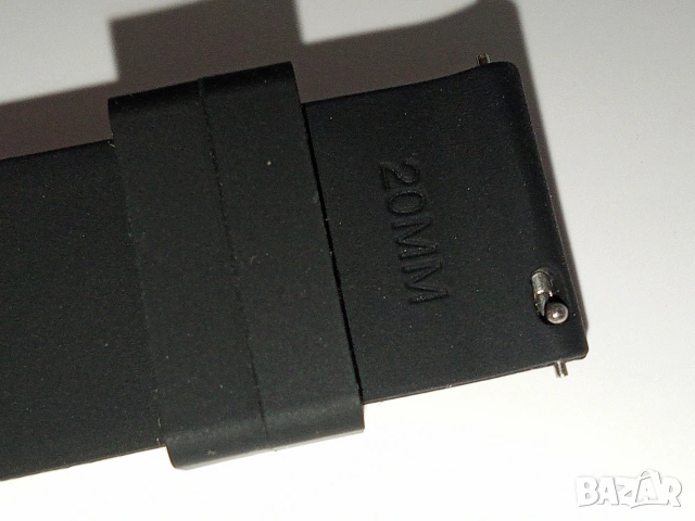 Черна силиконова каишка за смарт часовник 