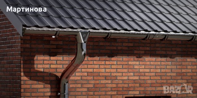 метални улуци - двойно боядисани