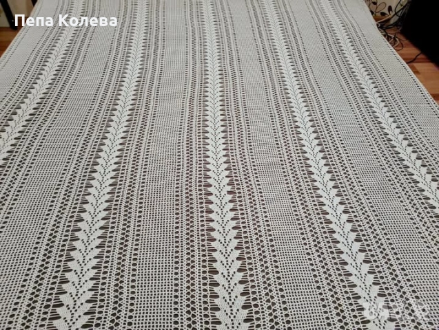 Покривало за спалня - ръчно плетиво на една кука