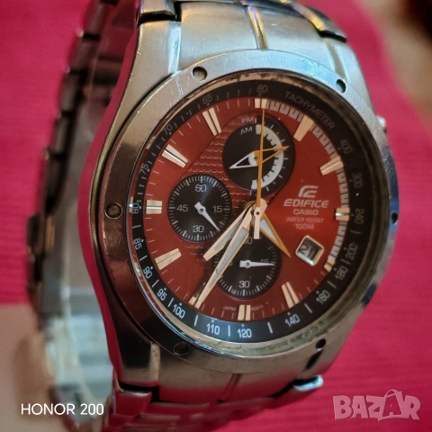 Мъжки часовник CASIO EDIFICE. , снимка 2 - Мъжки - 53928948