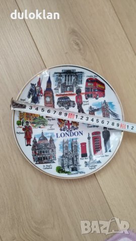 Красива чиния от Лондон-Англия., снимка 2 - Други - 49220165