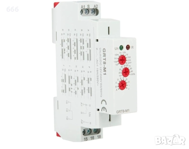 Реле за време GRT8-M1 W240 „МНОГОФУНКЦИОНАЛНО“