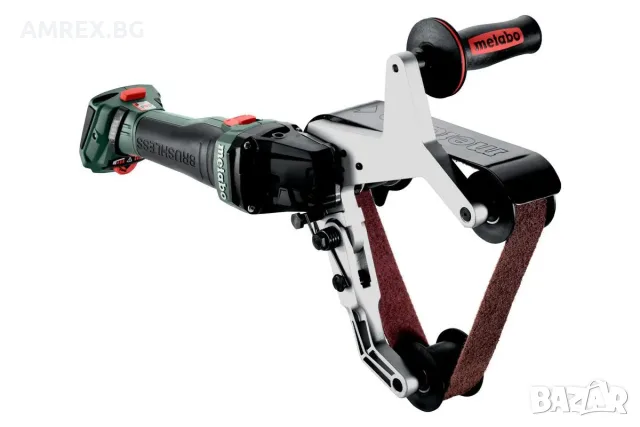 Акумулаторен лентов шлайф за тръби Metabo RBVB 18 LTX BL 180 – 18 V, до Ø180 мм, SOLO + metaBOX