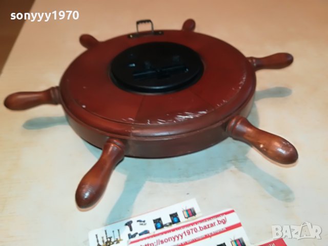 ANTIQUE-FRANCE-КОРАБЕН РУЛ ЧАСОВНИК 2610221344L, снимка 9 - Антикварни и старинни предмети - 38459008