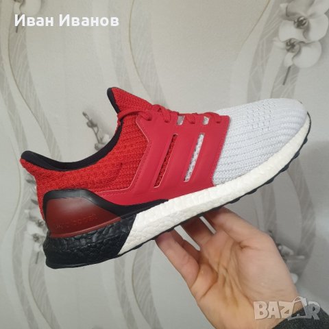 оригинални маратонки  Adidas Ultra Boost 4.0 'White Scarlet' номер 42,5- 43 1/3, снимка 14 - Маратонки - 41610712