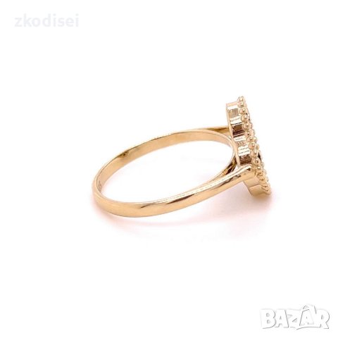 Златен дамски пръстен Van Cleef 2,40гр. размер:57 14кр. проба:585 модел:21896-4, снимка 2 - Пръстени - 44168381
