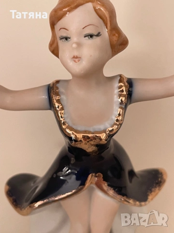 Порцеланова фигурка на балерина от ARPO, Румъния, снимка 3 - Колекции - 53135686