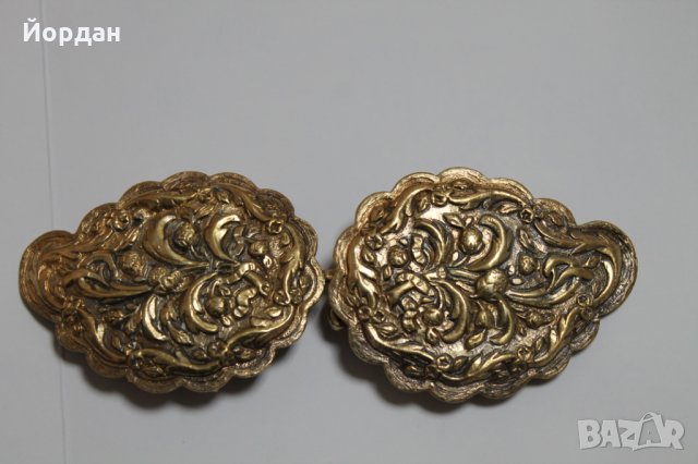 Възрожденски пафти сребро/шивачна позлата 