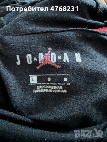 Фанела Jordan L., снимка 2 - Блузи - 55777393