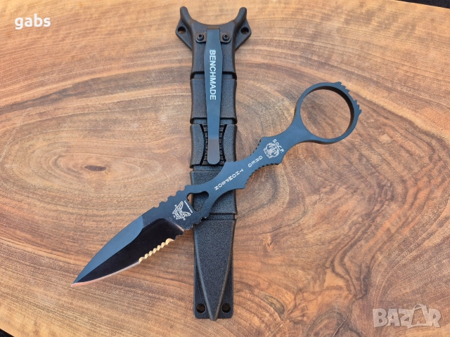 Нож Benchmade Socp Dagger с фиксирано острие и кания 176BK
