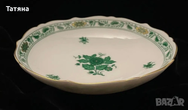 Kaiser Порцеланов сет за сладко, 1 купа + 5 малки купички - Шьонбрун, снимка 6 - Прибори за хранене, готвене и сервиране - 53126965