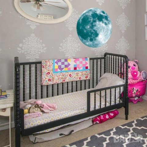 Фосфорен Светещ Лунен 3D стикер за стена за детска стая, снимка 6 - Декорация за дома - 30769368