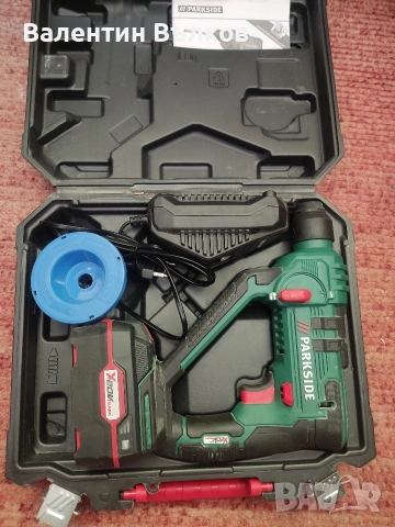 Продавам акумулаторен перфоратор Parkside X20 V