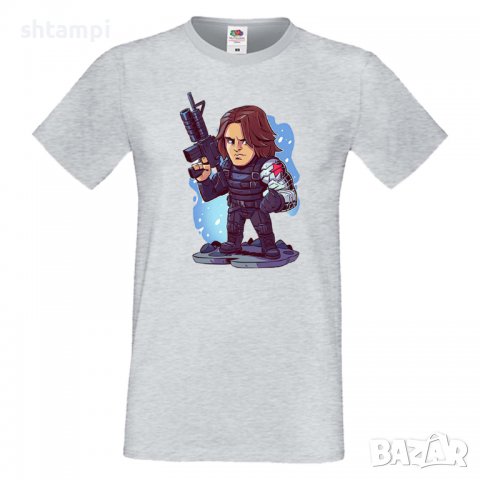 Мъжка тениска Marvel Winter Soldier  Игра,Изненада,Подарък,Геймър,, снимка 1 - Тениски - 36791855