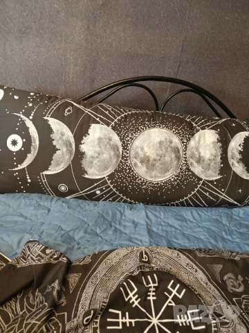 Дълга възглавница с 3 калъфки, снимка 7 - Възглавници - 51384446