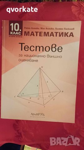 Тестове за национално външно оценяване по Математика за 10 клас-Райна ...