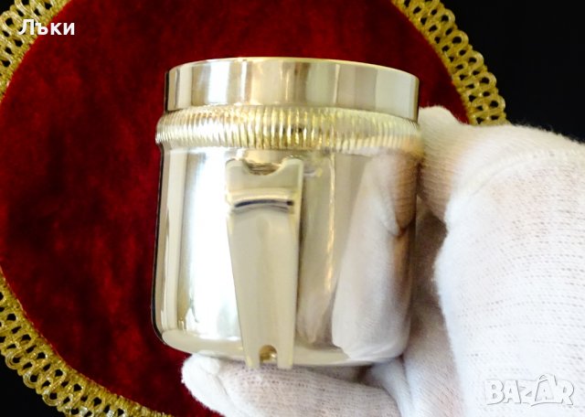 Посребрена каничка,латиера от месинг. , снимка 4 - Аксесоари за кухня - 36597582