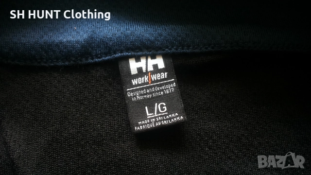 HELLY HANSEN LIFA Base Layer Merino Half Zip Work размер L работна термо блуза W4-353, снимка 12 - Блузи - 52038320