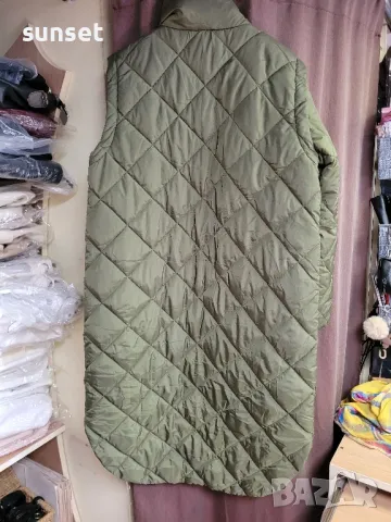 дълго зелено яке+ грейка, 2 в 1- М размер., снимка 5 - Якета - 47836548
