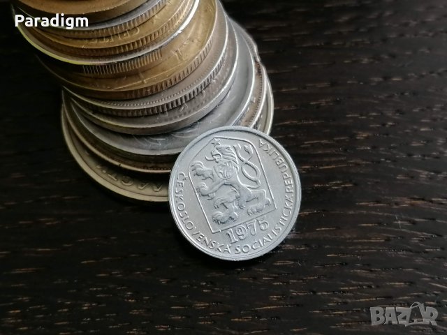 Монета - Чехословакия - 10 халера | 1975г.