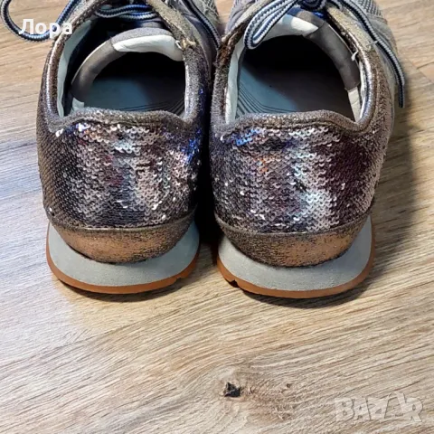 Дамски маратонки Pepe Jeans естествен велур, снимка 3 - Маратонки - 48335870