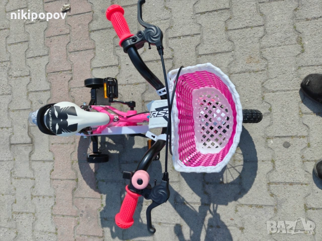 BG Детски велосипед 12" HAMATO розов, снимка 6 - Велосипеди - 54333991