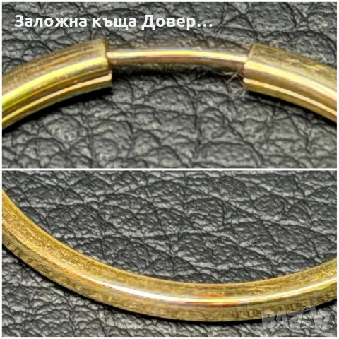 Златни обеци Халки нови 14 карата 585 zlatni obeci halki gold, снимка 7 - Бижутерийни комплекти - 55944522