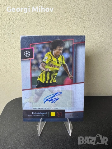 Karim Adeyemi Auto /25 Topps Museum Collection Dortmund