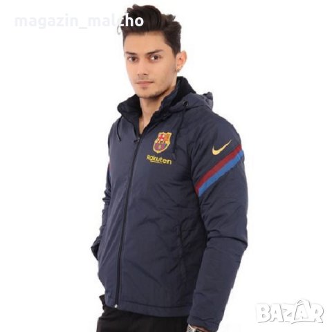 Мъжко Футболно Яке - Nike FC Barcelona; размери: S, M, L и 2XL