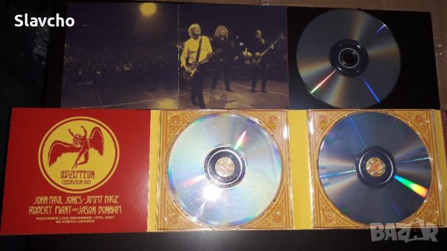 Компакт диск - двойно CD и DVD на - Led Zeppelin - Celebration Day (2 CD + DVD) 2007, снимка 7 - CD дискове - 37111047