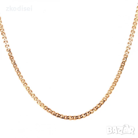 Златен синджир 2,33гр. 44,0см. 14кр. проба:585 модел:32249-6, снимка 2 - Колиета, медальони, синджири - 50938189