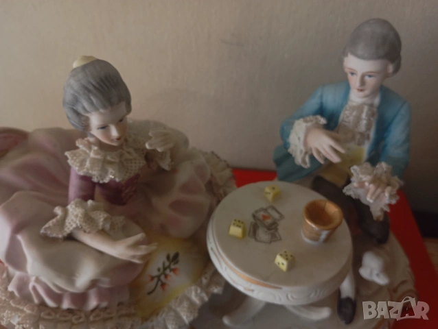 Порцеланова статуетка,композиция, снимка 7 - Други ценни предмети - 54075768